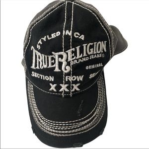 True religion distressed hat very good condition
